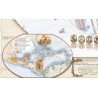 Świat w okresie wielkich odkryć XV-XVI wiek - mapa ścienna