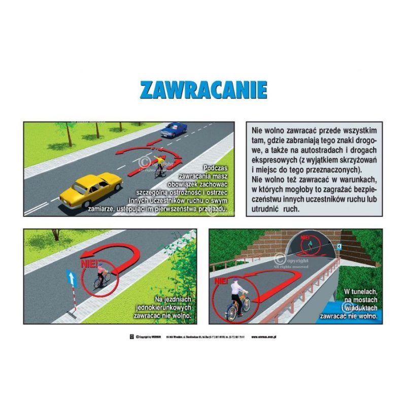 Karta rowerowa - zestaw 25 tablic