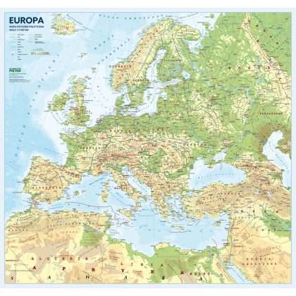 Mapa ścienna Europy ? fizyczno-polityczna 1:5 900 000