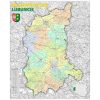 Mapa ścienna województwa lubuskiego ? administracyjno-drogowa