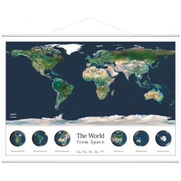 Mapa świata satelitarna