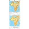 Ogólnogeograficzna mapa Afryki z wersją ćwiczeniową