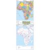 Dwustronna mapa polityczna Afryki z wersją ćwiczeniową